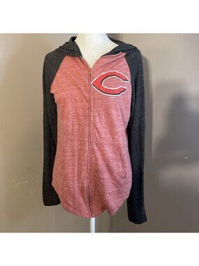 5th & Ocean MLB Genuine Merch Women’s Med Cincinnati Reds Full Zip Light Jacket
